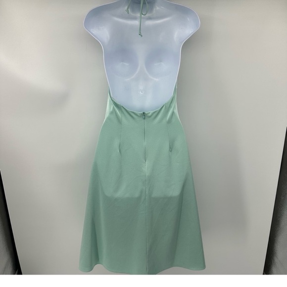 SAMANTHA SIPOS MINT GREEN BUTTERFLY SLIP DRESS - Picture 7 of 11